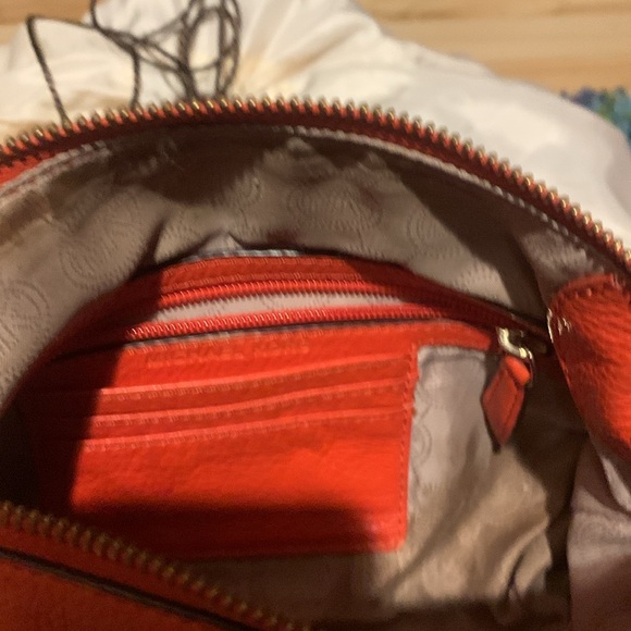 Michael Kors Burnt orange leather crossbody - Picture 6 of 8